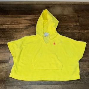 Polo Ralph Lauren Terry Cotton Cover Up with hood. Size: 6 months